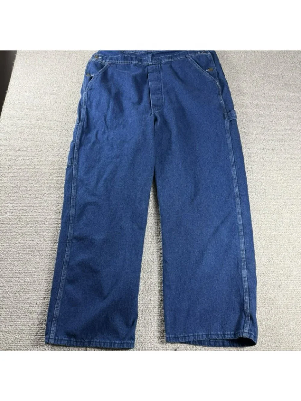 Vintage Big Mac Denim Overalls Blues Men’s 40 x 29 - Picture 5 of 6